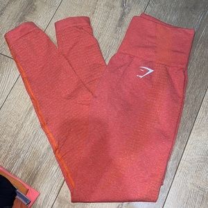 Gymshark VITAL SEAMLESS 2.0 LEGGINGS XS orange marl